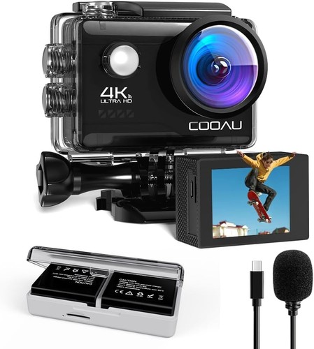 Cooau action cam 4k60 - cam, 64mp