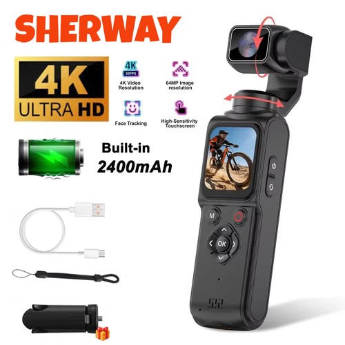 Action cam tascabile 64mp - tascabile,