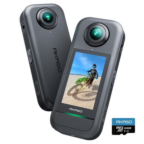 Akaso action cam 360 7k - akaso, 5.7k