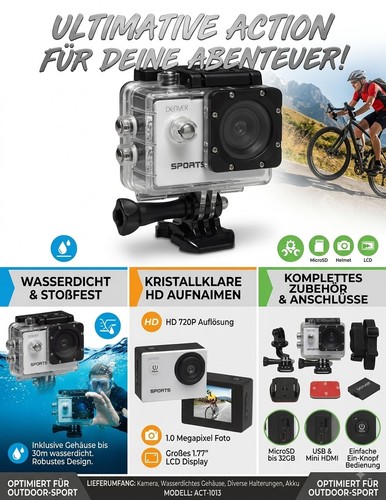 Denver action cam modello - -,
